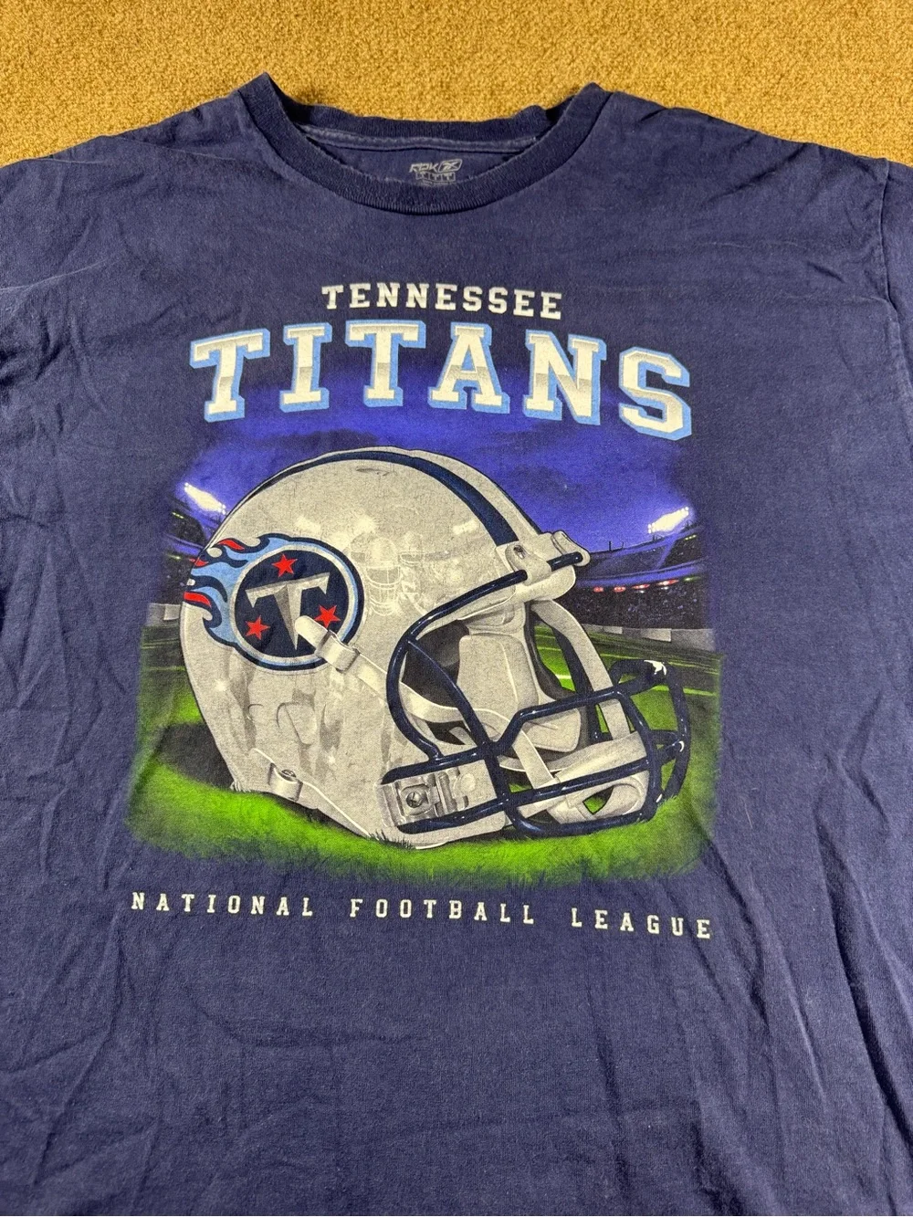 Tennessee Titans Navy‎ Graphic Tee Shirt Size Large short sleeve